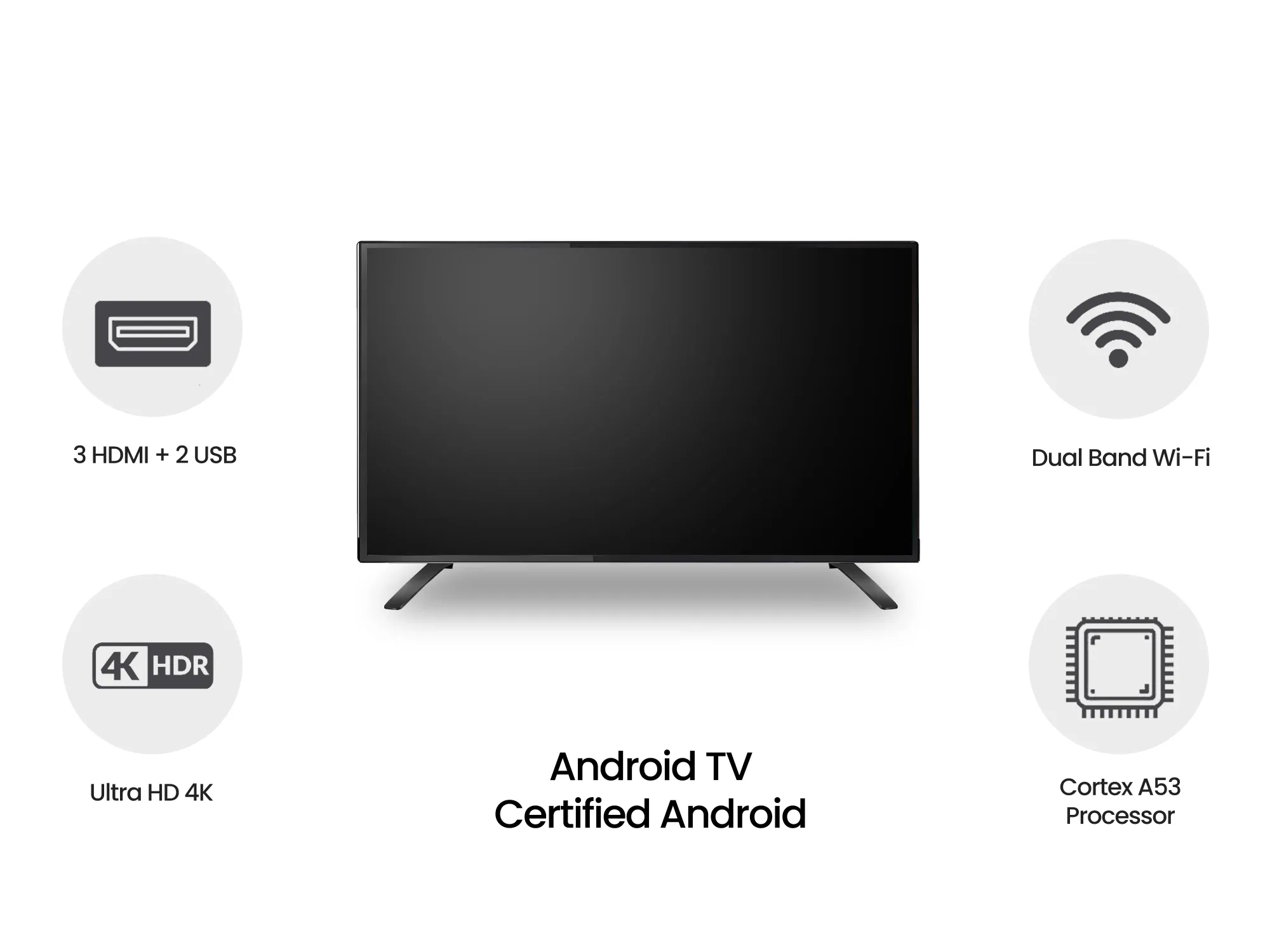 TV   50 Inches Smart LED